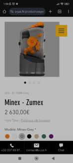 ZUMEX  AUTOMATISCHE CITRUSPERS, Elektronische apparatuur, Juicers, Ophalen of Verzenden, Gebruikt, Elektrisch, Sapcentrifuge