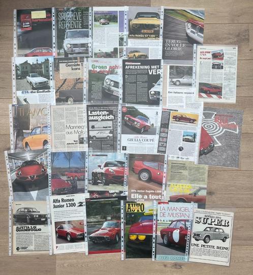 ALFA ROMEO - ARTIKELS, Boeken, Auto's | Folders en Tijdschriften, Alfa Romeo, Ophalen of Verzenden