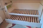 Dubbel bed van Ikea, Ophalen, Zo goed als nieuw, Eenpersoons, Wit