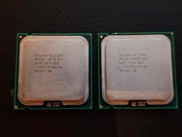 Processeur Intel Core Duo E7500 2,93 GHz SLGTE, Informatique & Logiciels, Enlèvement ou Envoi, Utilisé, 2 à 3 Ghz, 2-core