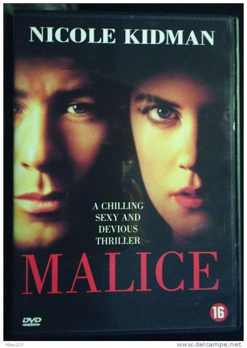 MALICE DVD NIEUW NIEUW NEUF Alec Baldwin Nicole Kidman, Cd's en Dvd's, Dvd's | Thrillers en Misdaad, Nieuw in verpakking, Actiethriller