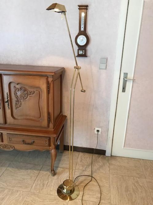 VLOERLAMP _ KOPER_ LEDLAMP, Huis en Inrichting, Lampen | Vloerlampen, Gebruikt, Ophalen