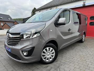 Opel Vivaro DOUBLE CABINE 6 PLACES CUIR CHASSIS LONG EURO 6B disponible aux enchères