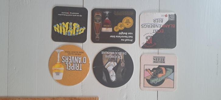 6 bierviltjes: Duchesse de Bourgogne, Rolling Hills, ..., Verzamelen, Biermerken, Gebruikt, Viltje(s), Overige merken, Ophalen of Verzenden
