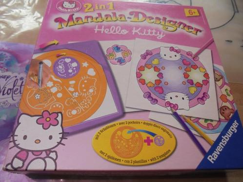 2-in-1 Mandala Designer - Hello Kitty, Enfants & Bébés, Jouets | Éducatifs & Créatifs, Comme neuf, Bricolage, Découverte, Enlèvement ou Envoi