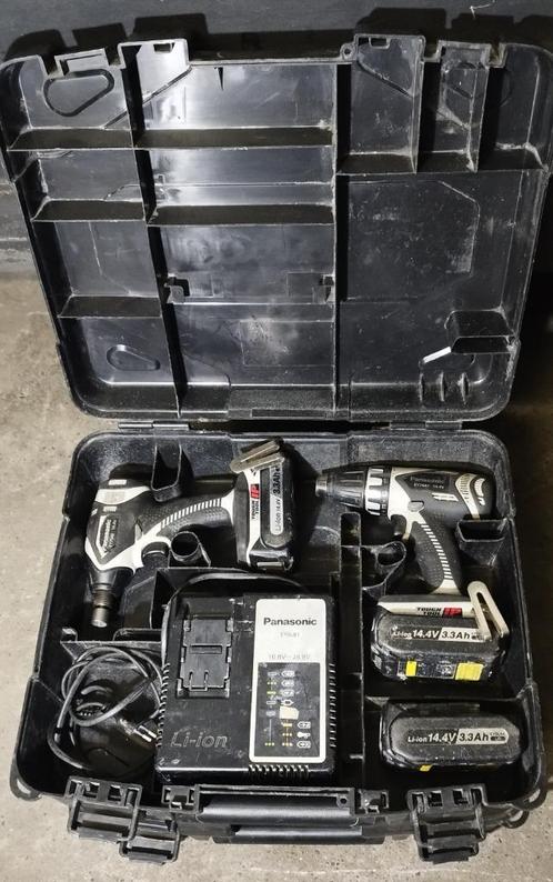 Panasonic Set 14,4V en 18V incl. accu's en koffers, Doe-het-zelf en Bouw, Gereedschap | Boormachines, Boormachine, Variabele snelheid