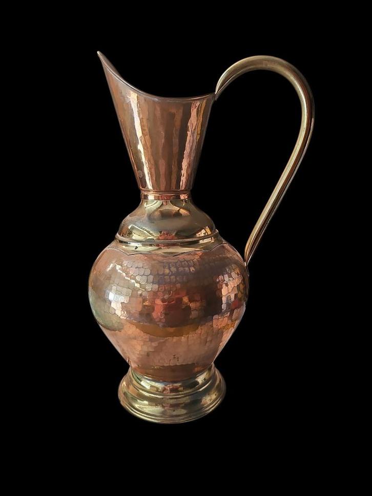 Grote antieke messing, koperen schenkkan., Antiek en Kunst, Antiek | Zilver en Goud, Ophalen of Verzenden