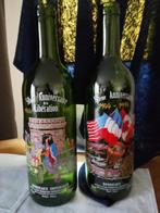 „50th Anniversary Liberation” gezeefdrukte wijnflessen, Rode wijn, Frankrijk, Gebruikt, Ophalen of Verzenden