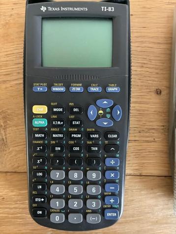 Rekenmachine  Texas Instruments TE 83 Plus en TE 83 beschikbaar voor biedingen