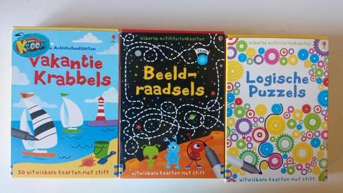 Usborne activiteiten kaarten, Hobby en Vrije tijd, Denksport en Puzzels, Zo goed als nieuw, Ophalen of Verzenden