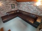 COR TRIO Chaise Longue kwaliteitsleder bruin, Huis en Inrichting, Ophalen, 250 tot 300 cm, Gebruikt, Modern
