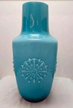 Murano veritable opaline Italy blauwe vaas, Antiek en Kunst, Antiek | Glaswerk en Kristal, Ophalen of Verzenden