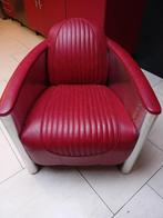 Clubs style aviateur, Maison & Meubles, Canapés | Repose-pieds & Poufs, Enlèvement, Cuir