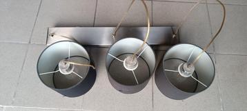 Home sweet home hanglamp met drie kappen beschikbaar voor biedingen