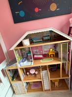 Poppenhuis van hout, Kinderen en Baby's, Speelgoed | Poppenhuizen, Ophalen, Zo goed als nieuw, Poppenhuis
