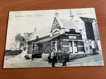 Postkaart Wenduyne: Station du Vicinal -Jaren 1910 beschikbaar voor biedingen