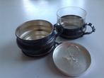 vintage twee zilveren koffiezetbekers Theobert 1970, Enlèvement ou Envoi