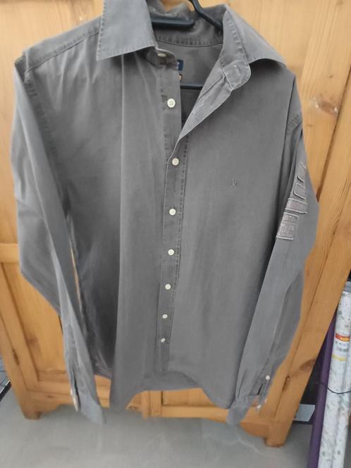 Gaastra - mooi herenhemd (L), Kleding | Heren, Overhemden, Zo goed als nieuw, Bruin, Ophalen of Verzenden