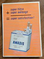 Reclamebord AMADIS cigarettes, Ophalen of Verzenden, Zo goed als nieuw, Reclamebord