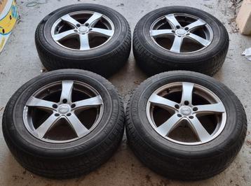 Renault Espace alu velgen, Gebruikt, Banden en Velgen, 17 inch, Personenwagen