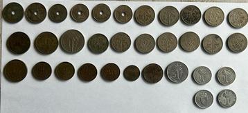 33 pièces du Congo belge