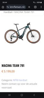 KTM Macina Team 791, Ophalen