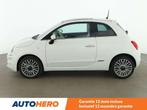 Fiat 500 1.2 Lounge (bj 2018, automaat), Auto's, 4 zetels, 1242 cc, Wit, Leder