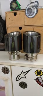 2 x nieuwe carbonlook eindtips ,aansluiting64-67 mm, Ophalen, Nieuw