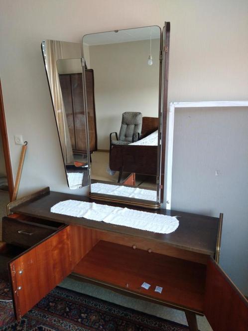 vintage slaapkamer jaren 50-60, Huis en Inrichting, Slaapkamer | Complete slaapkamers, Gebruikt, Ophalen