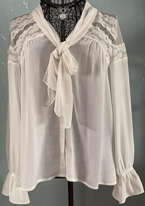 Prachtige geklede blouse met details (42/44), Kleding | Dames, Blouses en Tunieken, Gedragen, Maat 42/44 (L), Overige kleuren