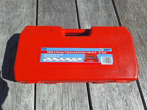 Buisdraadsnijder HBM 8 Delige set 6,3 – 31 mm, Doe-het-zelf en Bouw, Buizen en Afvoer, Ophalen