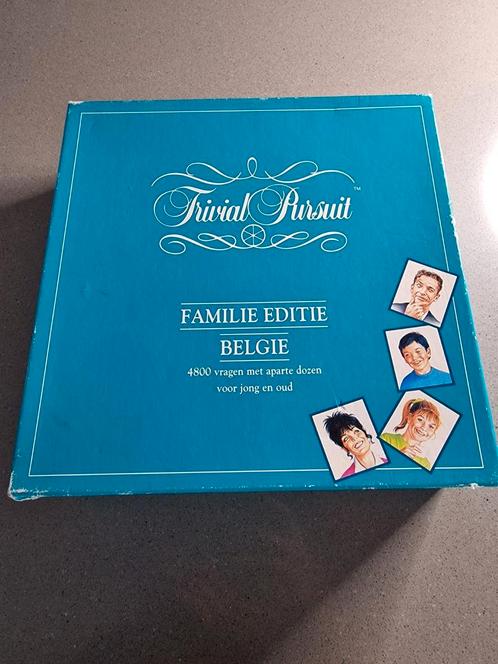 Trivial Pursuit Familie editie België, Hobby & Loisirs créatifs, Jeux de société | Jeux de cartes, Utilisé, Cinq joueurs ou plus