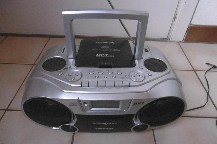 draagbare radio / cd-speler -mp3, TV, Hi-fi & Vidéo, Chaîne Hi-fi, Utilisé, Lecteur CD, Tuner ou Radio, Haut-parleurs, Portable