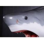 Shark Great White Head  - Haaienkop decoratie polyester, Verzamelen, Dierenverzamelingen, Nieuw, Ophalen