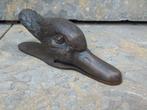 presse papier , pince tête de canard en bronze !, Antiquités & Art, Enlèvement ou Envoi, Bronze