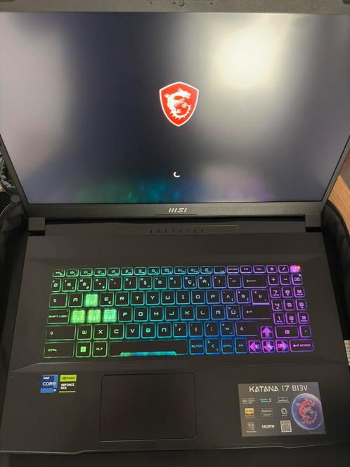 MSI Katana 17 B13V Gaming laptop, Computers en Software, Windows Laptops, Zo goed als nieuw, Gaming, Ophalen