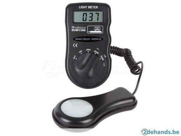 digitale lichtmeter - dvm1300 - nieuw in de verpakking, Bricolage & Construction, Instruments de mesure, Neuf, Accessoires, Enlèvement ou Envoi
