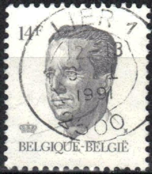 Belgie 1990 - Yvert/OBP 2352 - Koning Boudewijn (ST), Postzegels en Munten, Postzegels | Europa | België, Gestempeld, Koninklijk huis