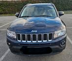 Jeep compass bleu intérieur cuir., Autos, SUV ou Tout-terrain, 5 places, Cuir, Bleu