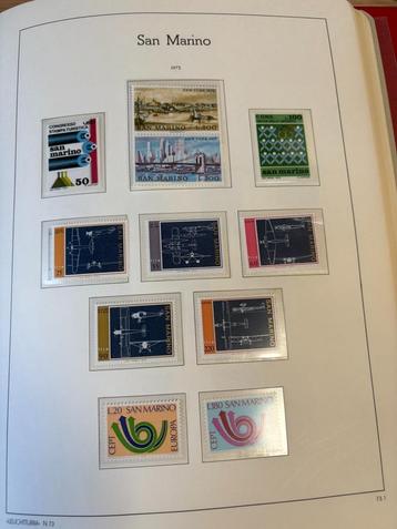 Postzegels San Marino 1973/1985 postfris . beschikbaar voor biedingen