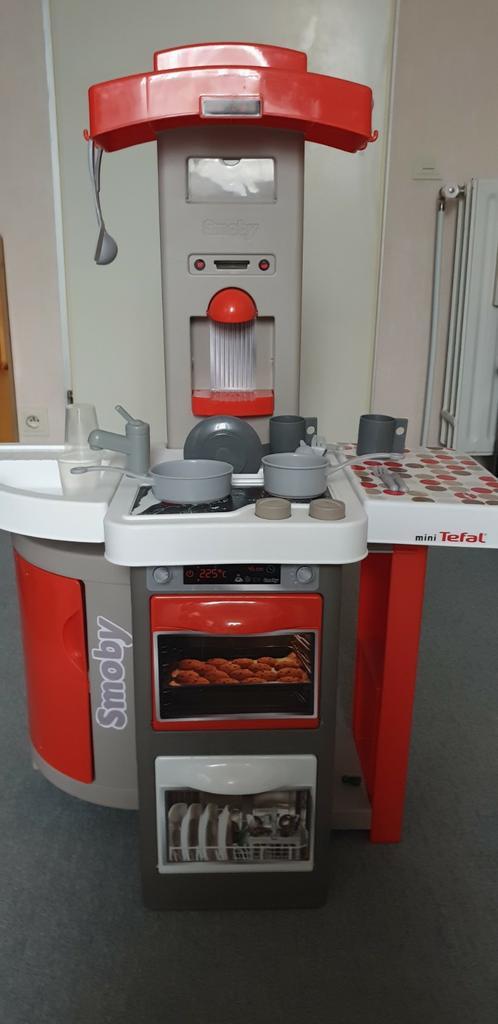 Smoby Tefal Opencook inklapbare keuken met alle accessoires, Kinderen en Baby's, Speelgoed | Speelkeukens, Gebruikt, Speelkeuken