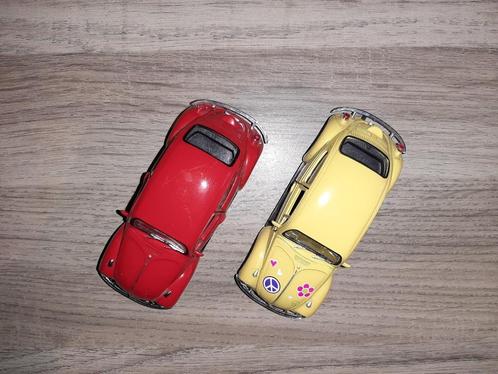 2x Welly Volkswagen Beetle Nr.42343 (nearly mint), Hobby en Vrije tijd, Modelauto's | Overige schalen, Zo goed als nieuw, Ophalen of Verzenden