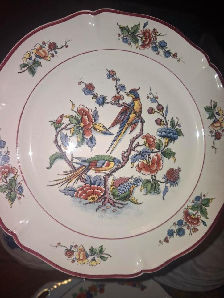 Phoenix bord Villeroy & Boch, Antiek en Kunst, Antiek | Wandborden en Tegels, Ophalen