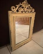 Très beau miroir décoratif  Couleur beige patiné avec effet, Maison & Meubles, Accessoires pour la Maison | Miroirs, Enlèvement