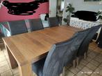 Eettafel met stoelen, Gebruikt, 6 tot 8 stoelen, Ophalen