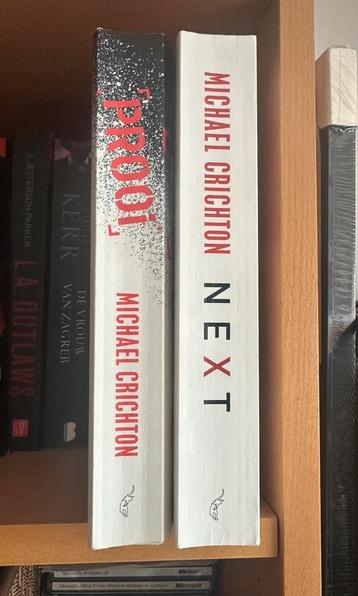 Michael Crichton - 2 boeken  - Prooi & Next beschikbaar voor biedingen