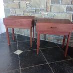 2 Scandinavische nachtkastjes, Ophalen, Gebruikt, Hout