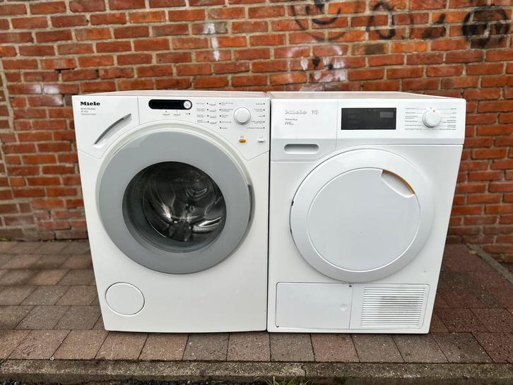 Wasmachine en droogkast Miele werken perfect beide A+++ 8KG, Elektronische apparatuur, Wasmachines, Zo goed als nieuw, Ophalen