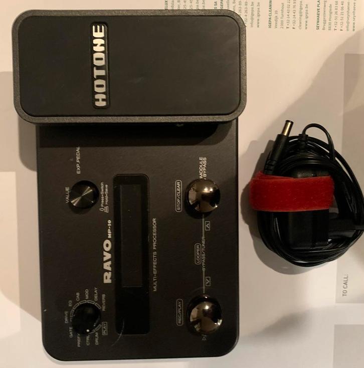HOTONE RAVO MP-10 multieffectpedaal gitaar en bas, Muziek en Instrumenten, Effecten, Zo goed als nieuw, Ophalen of Verzenden