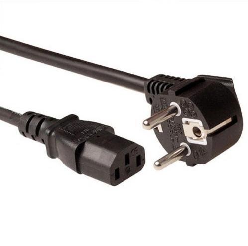 ② C13 Fiche de l'appareil Câble d'alimentation PC Coudé 1,5 — Pc